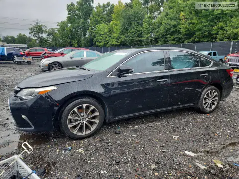 4T1BK1EB0GU223222 — 2016 Toyota Avalon, Передняя часть, фото до ремонта