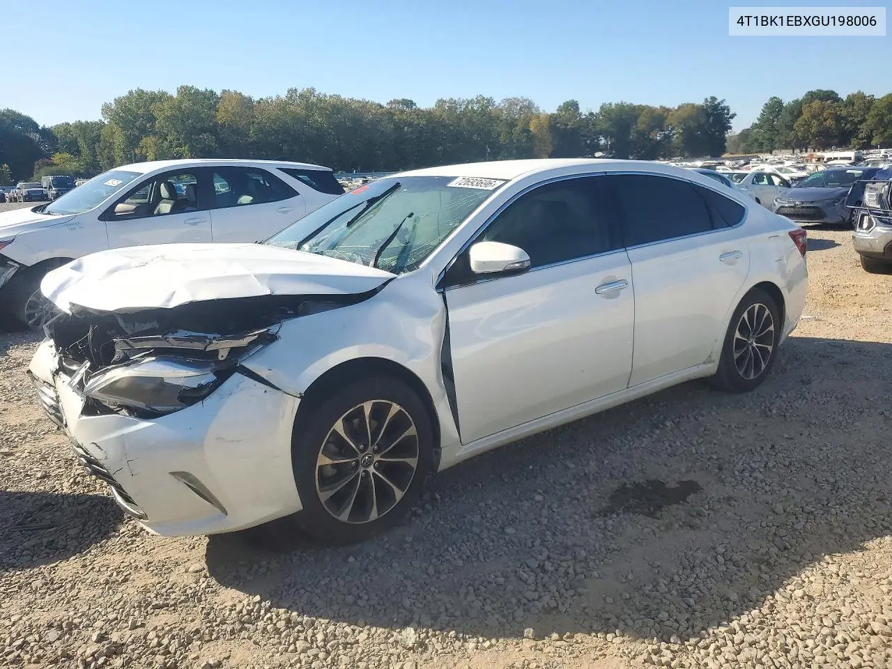2016 Toyota Avalon Xle VIN 4T1BK1EBXGU198006 фото 1