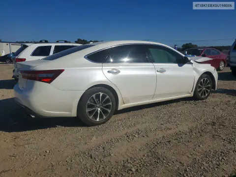 2016 Toyota Avalon Xle VIN 4T1BK1EBXGU198006 фото 3