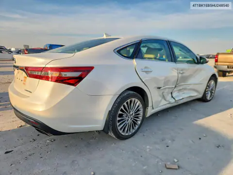 2017 Toyota Avalon Limited VIN 4T1BK1EB5HU248540 фото 3