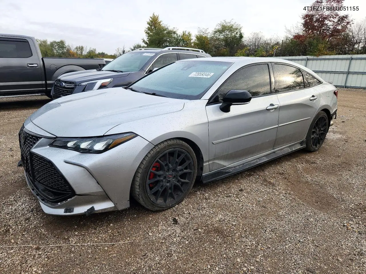 4T1FZ1FB8LU051155 Toyota Avalon 2020 — повреждение Задняя часть, фото до ремонта