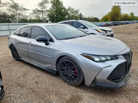 4T1FZ1FB8LU051155 — 2020 Toyota Avalon, фото 4 с аукциона Copart, Задняя часть