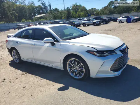 4T1DA1AB9MU009830 — 2021 Toyota Avalon, фото 4 с аукциона Copart, Задняя часть