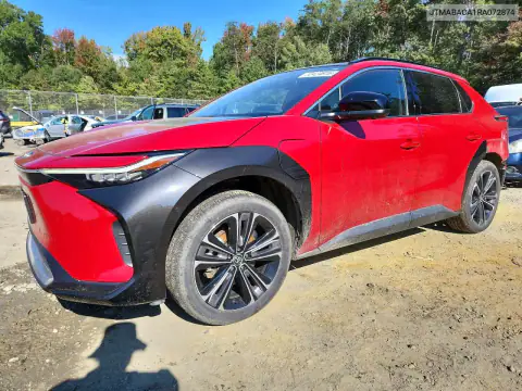 JTMABACA1RA072874 — 2024 Toyota BZ4X, Задняя часть, фото до ремонта