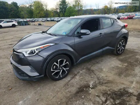 NMTKHMBX7JR033917 — 2018 Toyota C-HR, Передняя часть, фото до ремонта