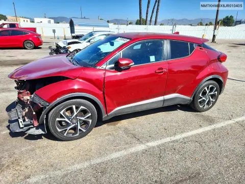 NMTKHMBX8JR010405 — 2018 Toyota C-HR, Передняя часть, фото до ремонта