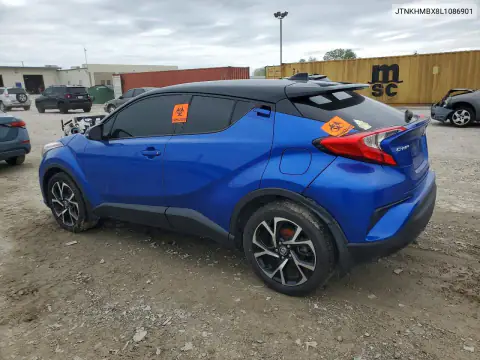 JTNKHMBX8L1086901 — 2020 Toyota C-HR, фото 2 с аукциона Copart, Пожар