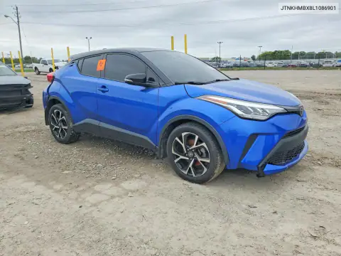 JTNKHMBX8L1086901 — 2020 Toyota C-HR, фото 4 с аукциона Copart, Пожар