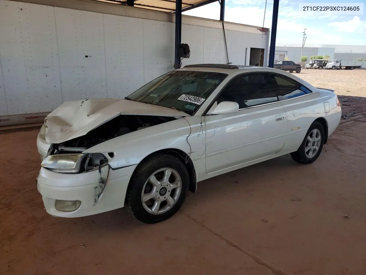 1999 Toyota Camry Solara Sle V6 VIN 2T1CF22P3XC124605 фото 1