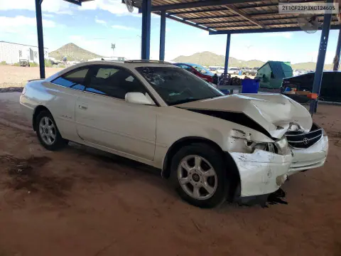 1999 Toyota Camry Solara Sle V6 VIN 2T1CF22P3XC124605 фото 4