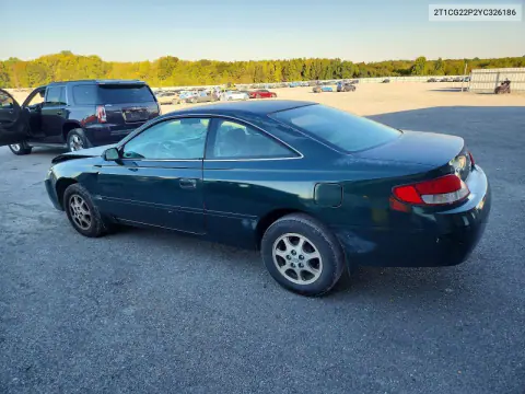 2000 Toyota Camry Solara Se VIN 2T1CG22P2YC326186 фото 2