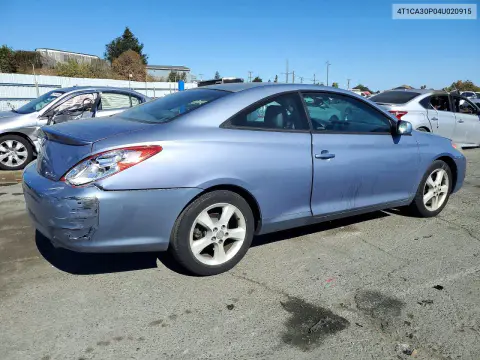 2004 Toyota Camry Solara Sle V6 VIN 4T1CA30P04U020915 фото 3