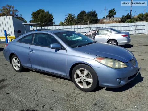 2004 Toyota Camry Solara Sle V6 VIN 4T1CA30P04U020915 фото 4