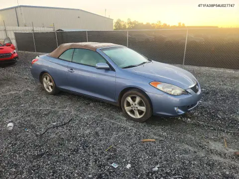 2004 Toyota Camry Solara Sle V6 VIN 4T1FA38P54U027747 фото 4