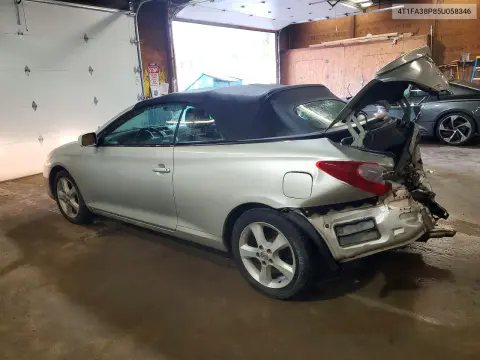 2005 Toyota Camry Solara Sle V6 VIN 4T1FA38P85U058346 фото 2