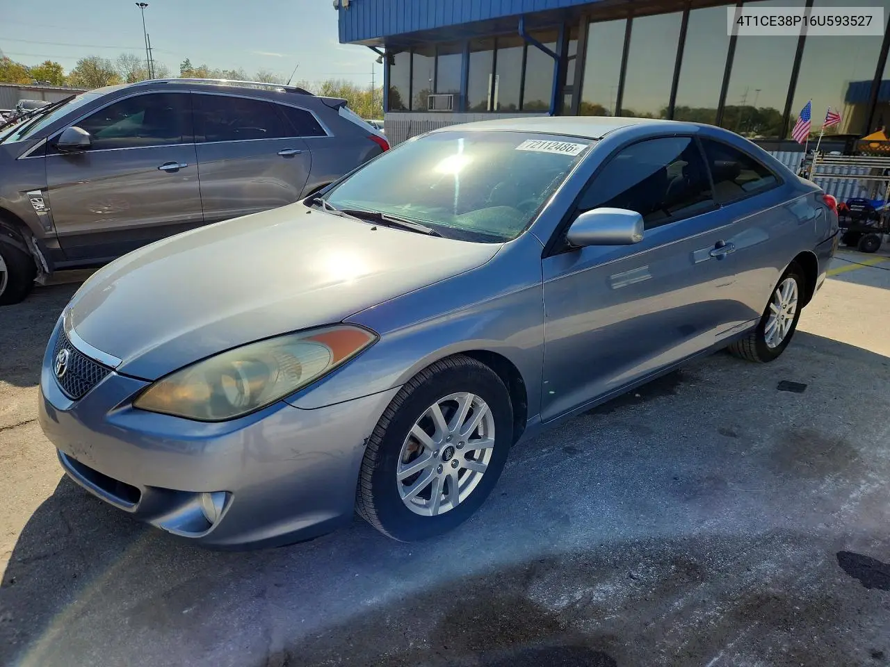 4T1CE38P16U593527 Toyota Camry Solara 2006 — повреждение Задняя часть, фото до ремонта