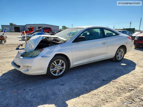 4T1CE38P46U751097 — 2006 Toyota Camry Solara, Передняя часть, фото до ремонта