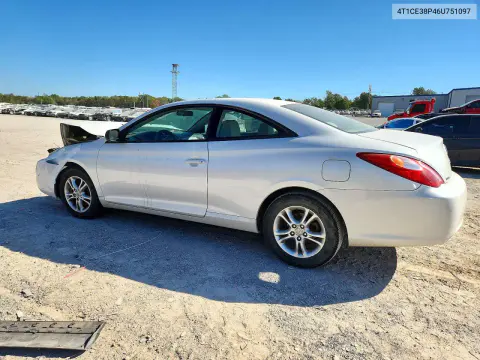 2006 Toyota Camry Solara Se VIN 4T1CE38P46U751097 фото 2