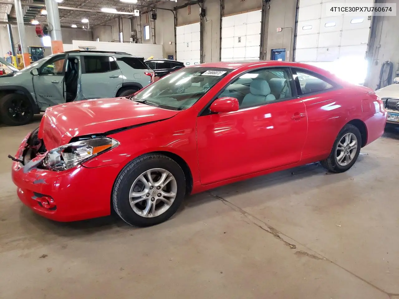 2007 Toyota Camry Solara Sle VIN 4T1CE30PX7U760674 фото 1