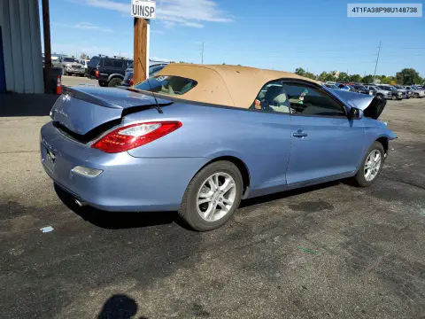 2008 Toyota Camry Solara Se V6 VIN 4T1FA38P98U148738 фото 3