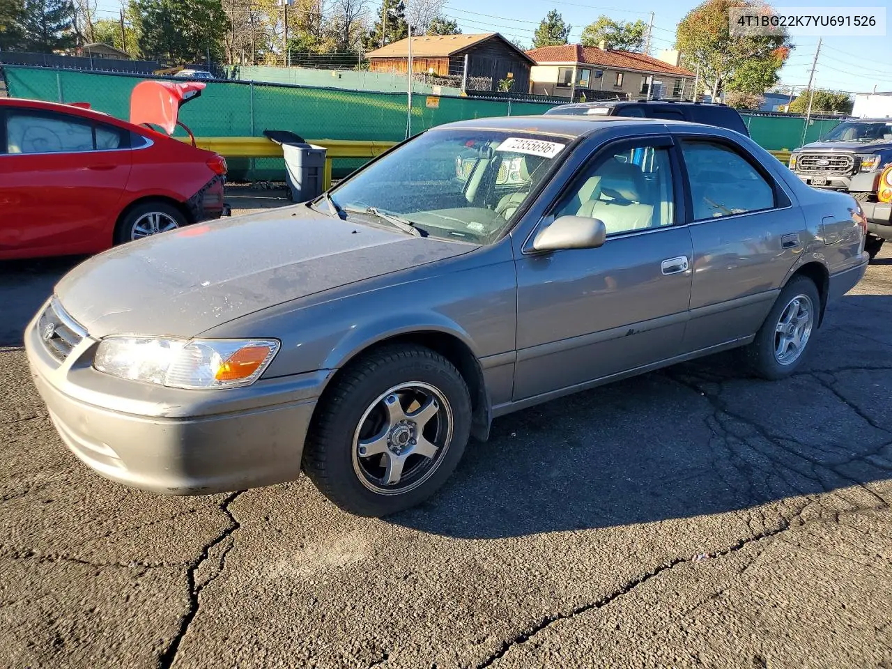 2000 Toyota Camry Le VIN 4T1BG22K7YU691526 фото 1