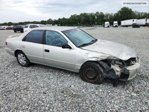 2000 Toyota Camry Le VIN 4T1BG22K2YU007949 фото 4