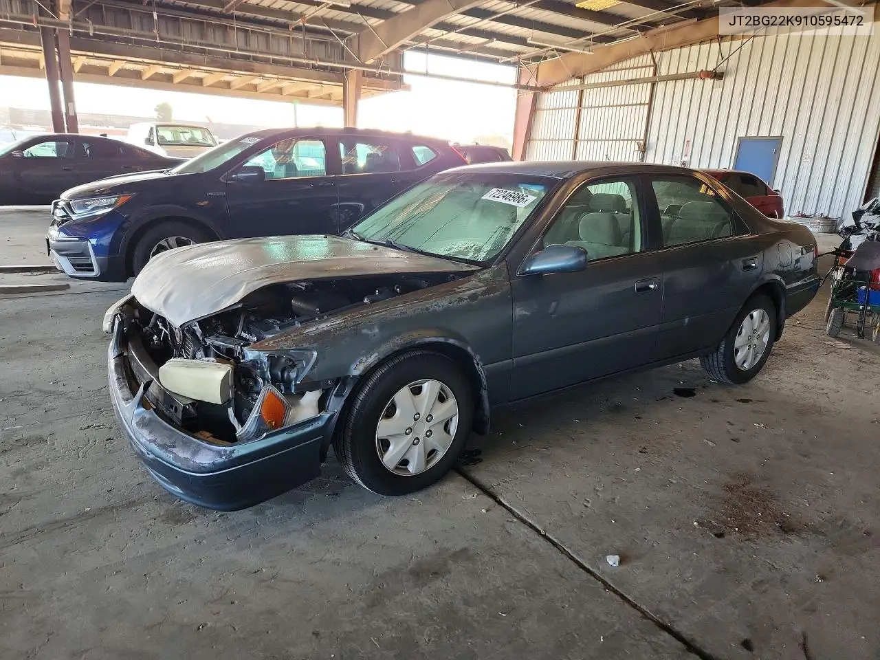 2001 Toyota Camry Le VIN JT2BG22K910595472 фото 1