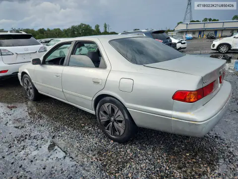 2001 Toyota Camry Le VIN 4T1BG22K21U850426 фото 2