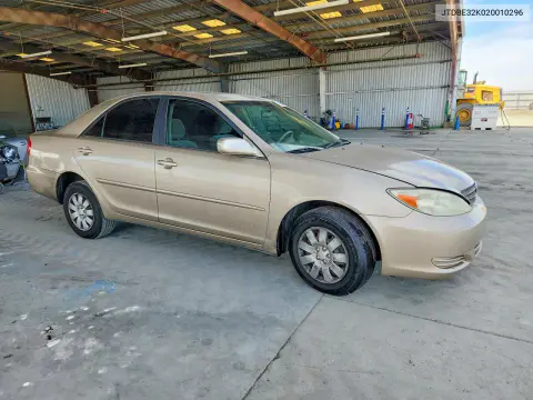 2002 Toyota Camry Le VIN JTDBE32K020010296 фото 4