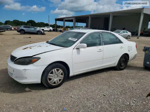 JTDBE32K820014435 — 2002 Toyota Camry, Подтопление, фото до ремонта