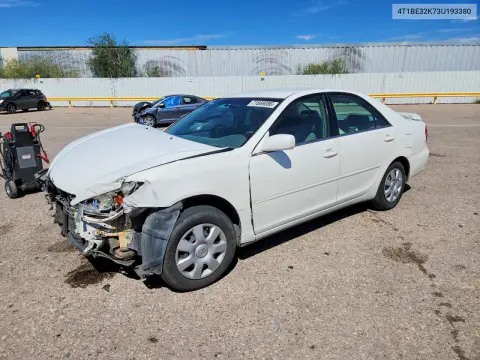 4T1BE32K73U193380 — 2003 Toyota Camry, Передняя часть, фото до ремонта