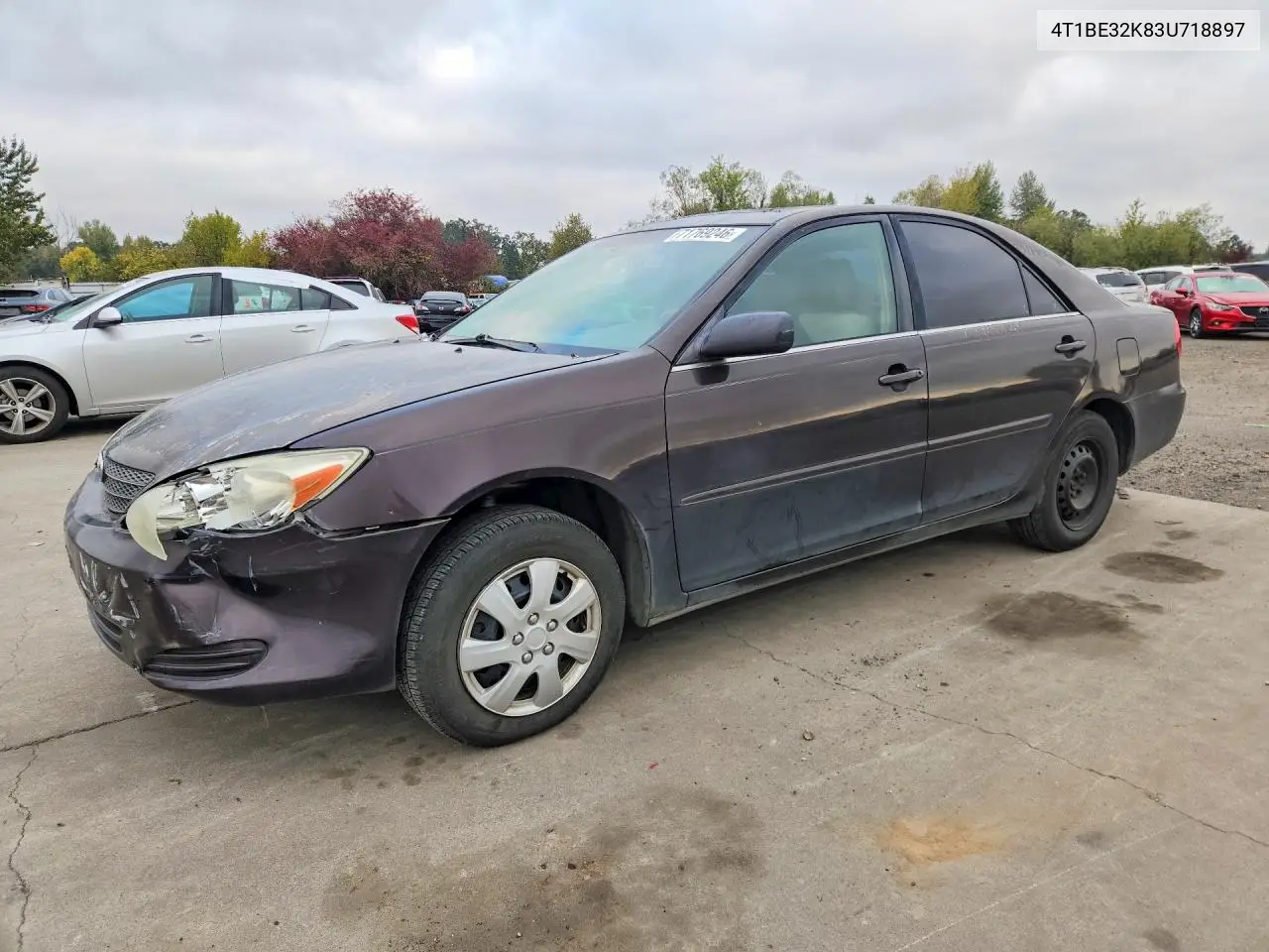 2003 Toyota Camry Le VIN 4T1BE32K83U718897 фото 1