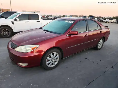 2003 Toyota Camry Xle V6 VIN JTDBF30K730096059 фото 1