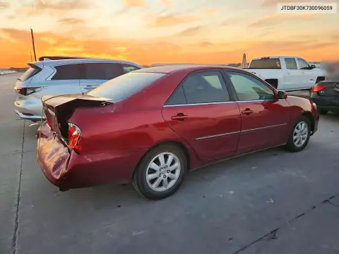 2003 Toyota Camry Xle V6 VIN JTDBF30K730096059 фото 3
