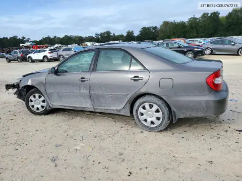2003 Toyota Camry Le VIN 4T1BE32K33U767215 фото 2