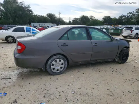 2003 Toyota Camry Le VIN 4T1BE32K33U767215 фото 3