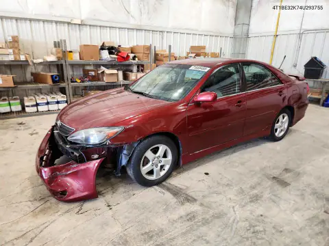 4T1BE32K74U293755 — 2004 Toyota Camry, Передняя часть, фото до ремонта