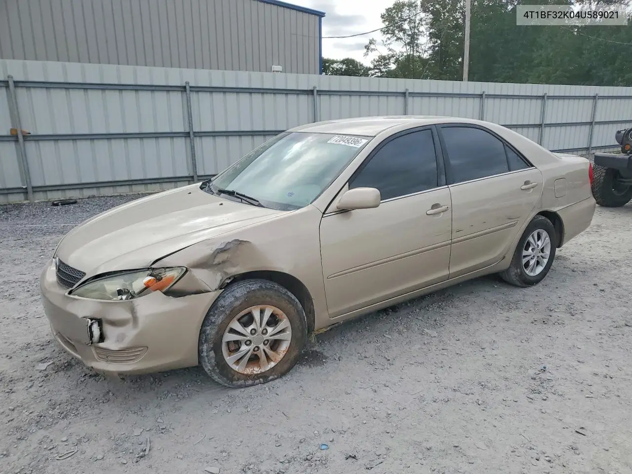 2004 Toyota Camry Le V6 VIN 4T1BF32K04U589021 фото 1