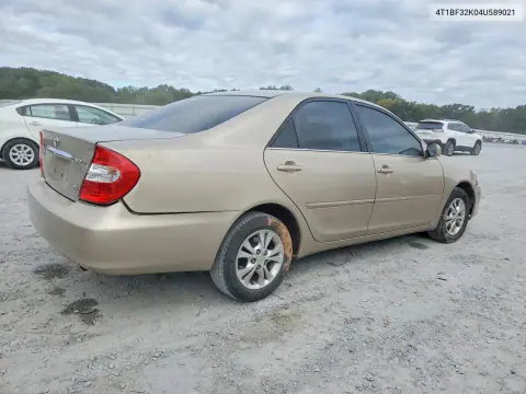 2004 Toyota Camry Le V6 VIN 4T1BF32K04U589021 фото 3