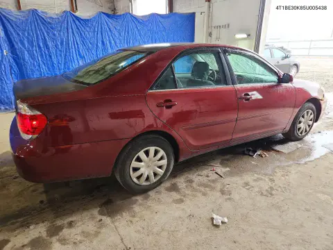 2005 Toyota Camry Le VIN 4T1BE30K85U005438 фото 3
