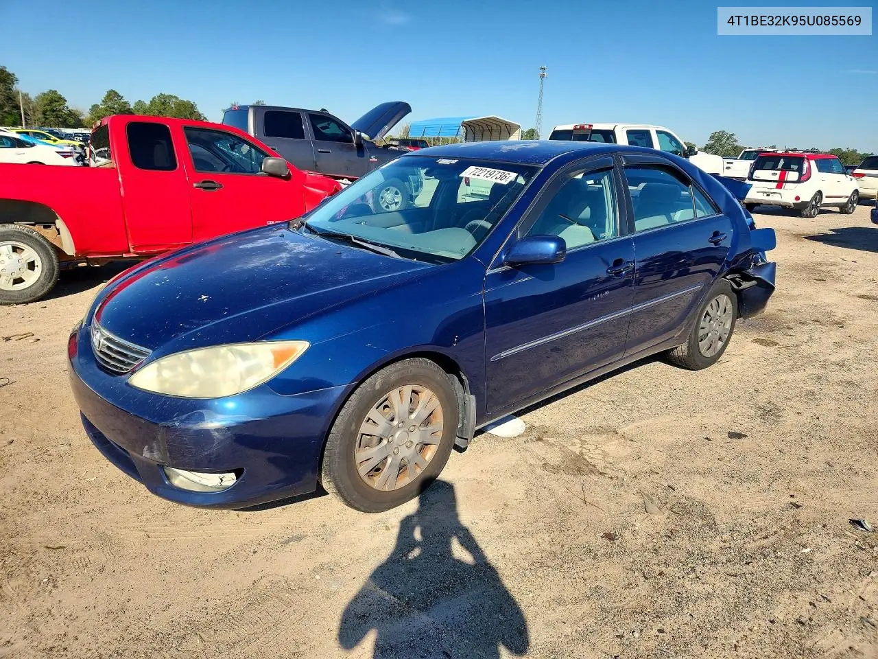 2005 Toyota Camry VIN 4T1BE32K95U085569 фото 1