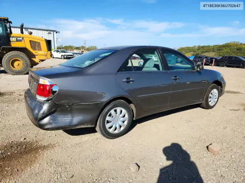 2006 Toyota Camry Le VIN 4T1BE30K56U702647 фото 3