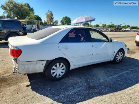 2006 Toyota Camry Le VIN 4T1BE32K66U647946 фото 3