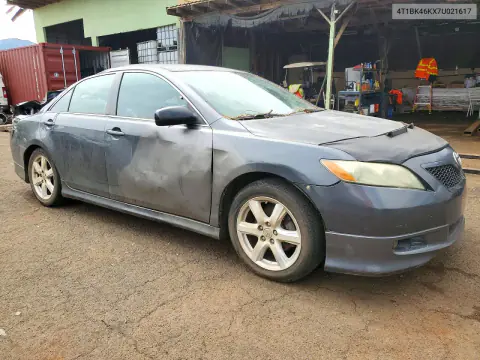 2007 Toyota Camry Le V6 VIN 4T1BK46KX7U021617 фото 4
