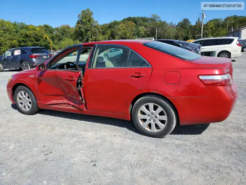 2007 Toyota Camry Hybrid VIN 4T1BB46K37U010720 фото 2