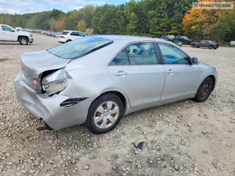 2007 Toyota Camry Ce VIN 4T1BE46K57U034203 фото 3