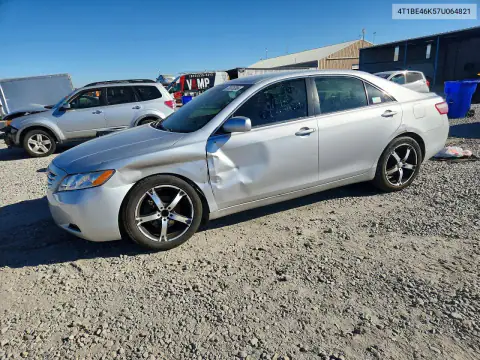 4T1BE46K57U064821 — 2007 Toyota Camry, Передняя часть, фото до ремонта