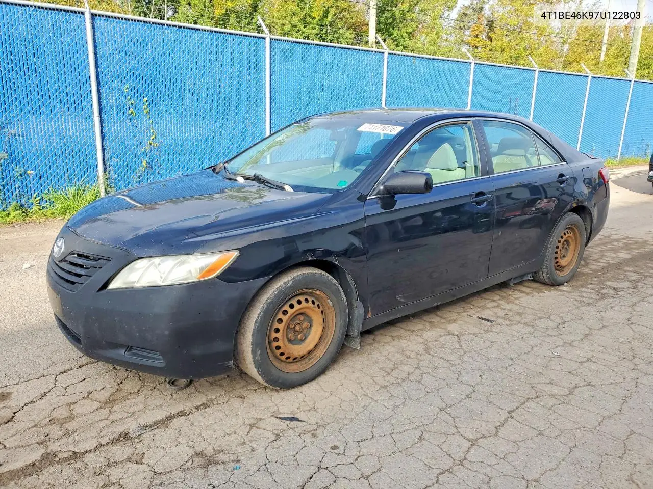 2007 Toyota Camry Ce VIN 4T1BE46K97U122803 фото 1