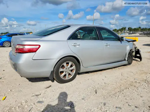 2007 Toyota Camry Le VIN 4T1BE46K37U511338 фото 3
