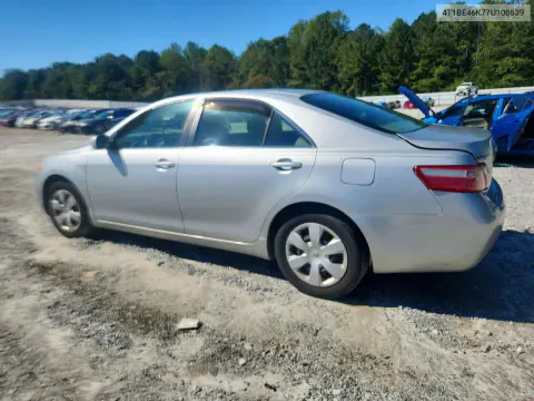 2007 Toyota Camry Le VIN 4T1BE46K77U108639 фото 2